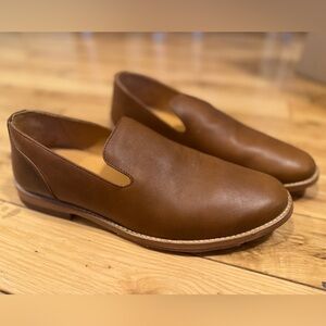Men Leather Slip-On Shoes, Tecovas Monterrey (size 9, Butterscotch Bovine)